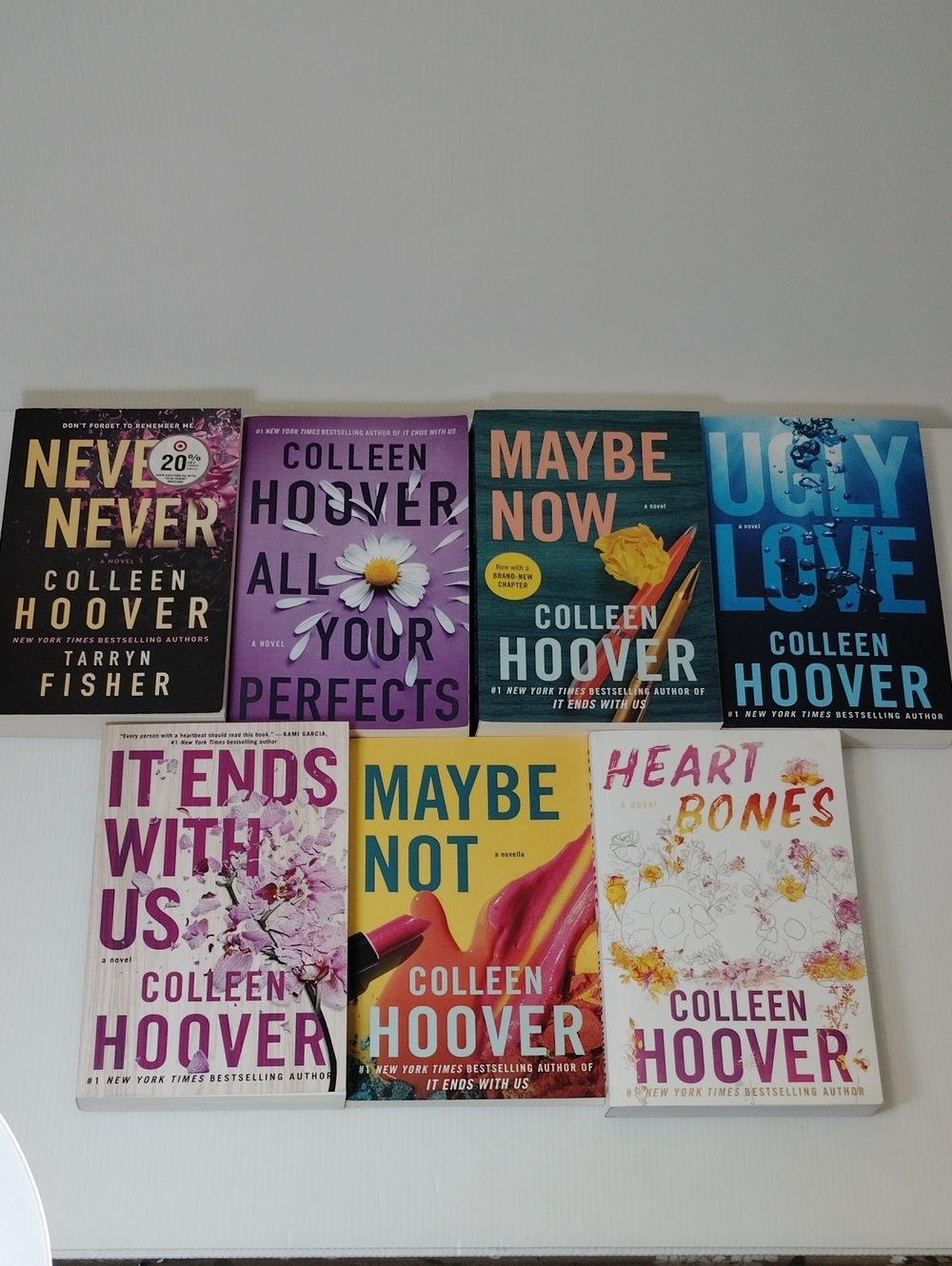 Colleen Hoover Paperback Book Bundle Of 7